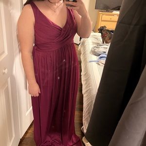 David’s Bridal bridesmaid dress